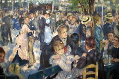 Paris Musee D'Orsay Pierre-Auguste Renoir 1876 Moulin de la Galette 